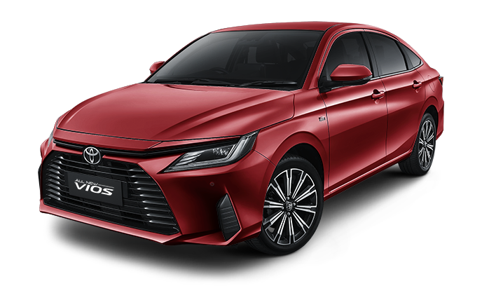 toyota vios 2023 red